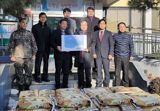 양주 새순교회, '사랑의 쌀' 100포 기부