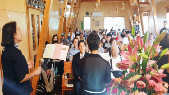 일본 치바현 야찌마다그레이스교회, 창립 17주년 특별집회 열어