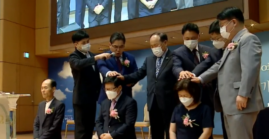 바울교회 창립 38주년 기념 원로, 명예장로 추대와 선교사 파송 예식
