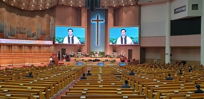 중앙방역대책본부,  "여의도순복음교회 내 예배 등을 통한 확산은 없었던 것으로 보인다"고 발표