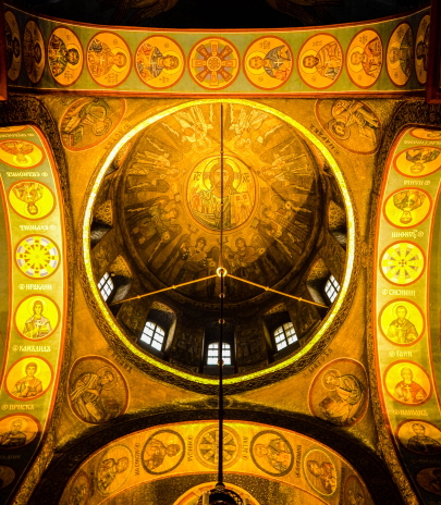 19.kiev ukraine frescoes gold monk priest.jpg